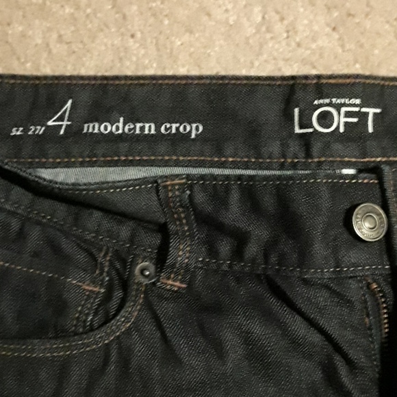 👖👖Ann Taylor Loft Modern Crop Jeans 👖 - Picture 5 of 7